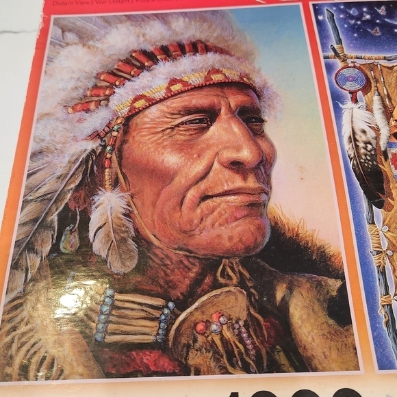 2 Ceaco 1000 pc Puzzle C Frizzell Lodge Ancestors Distant View 3204-1 Sealed New - Picture 10 of 10